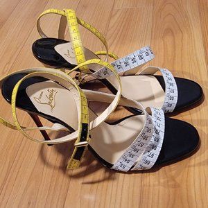 Christian Louboutin Police 100 Black Patent Calf